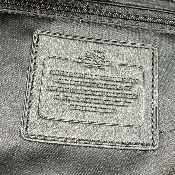 Coach Taylor Bette Classic Black Leather Mini Tote Shoulder Bag Handbag - Picture 7 of 9